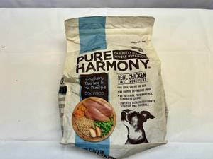 lot 160 image: L. 2x 3.5lb Pure Harmony Dog Food-Chicken, Barley & Pea