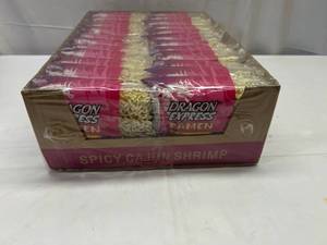lot 374 image: SS. 24x 3oz Spicy Cajun Shrimp Ramen-Dragon Express