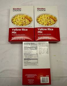 lot 290 image: TB. 4x 2lb4oz Yellow Rice Mix-Good Choice