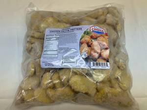 lot 224 image: G. 5lbs Chicken Pattie Fritters(Nuggets)