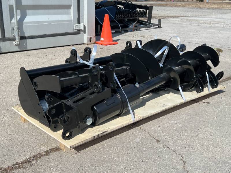 lot 6480 image: FUTURE Excavator Attachments, 8 Pieces