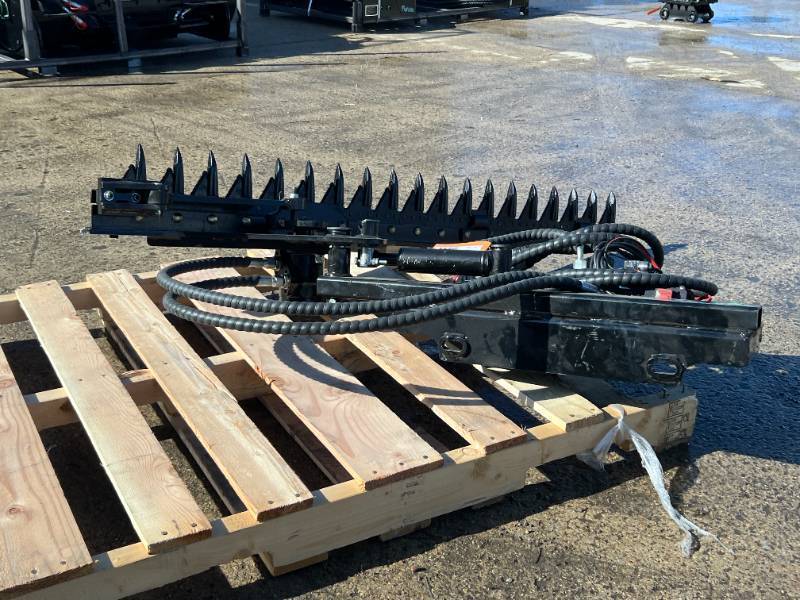lot 5504 image: FUTURE Mini Excavator Hedge Trimmer Attachment (FT-LLJ)