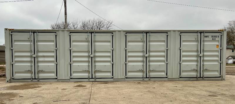 lot 150 image: MMPU1058600  One Trip Sea Container, 4 Side Doors, 40 High Cube