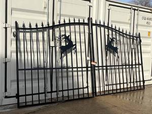 lot 9514 image: FUTURE 14 Foot Wrought Iron Gate (FT-14L)