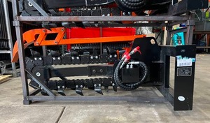 lot 1505 image: FUTURE Skid Steer Trencher (FT-D39F)