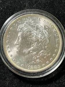 lot 44 image: 1883-O US MORGAN SILVER DOLLAR IN AIRTITE