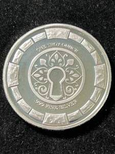 lot 57 image: 1 TROY OZ .999 FINE SILVER STANSBERRY RESEARCH ROUND
