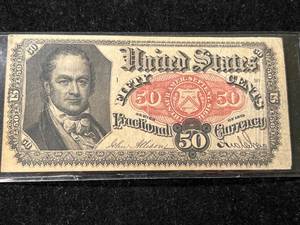 lot 83 image: 1875 US 50 CENT FRACTIONAL CURRENCY