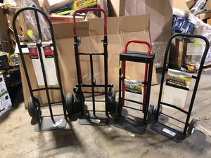 lot 8 image: Lot of Assorted Dolly Trucks Various Models and Conditions    Customer Returns See Pictures