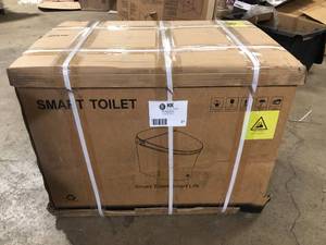 lot 21 image: Tankless Elongated Smart Toilet Bidet Customer Returns See Pictures