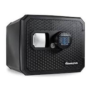 lot 26 image: SentrySafe 0.81 cu. ft. Waterproof and Fireproof Safe for Home with Digital Keypad, Interior Light and Override Keys  Customer Returns See Pictures