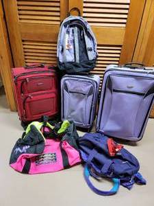 lot 133 image: Hit the Road Luggage Assortment  Suitcases  Backpack  Duffles