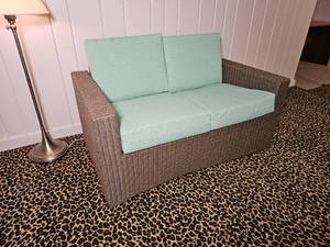 lot 51 image: Classic All Weather Woven Loveseat