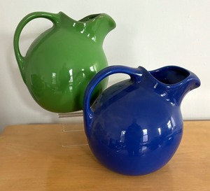 lot 28 image: Two Vintage Hall Ball Juice Pitchers