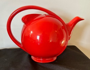 lot 220 image: Halls Superior Quality Kitchenware Art Nuevo Airflow Style Teapot