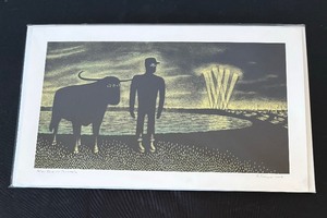 lot 229 image: After Dark in Minnesota Giclee from Original Lithograph Unframed Print by Faye Passow