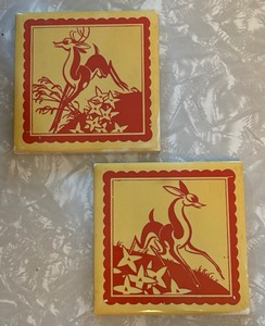 lot 249 image: Two Vintage Norcraft Decorative Tiles