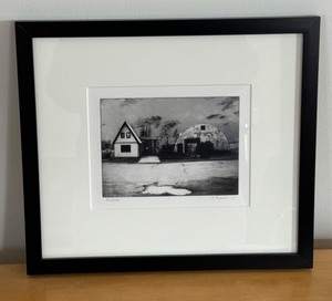 lot 167 image: Framed Black and White Art by Faye Passow