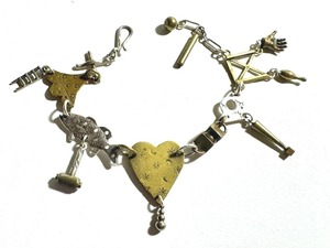 lot 21C image: Thomas Mann Sterling Charm Bracelet