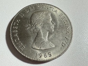 lot 183 image: Winston Churchill 1965 Coin
