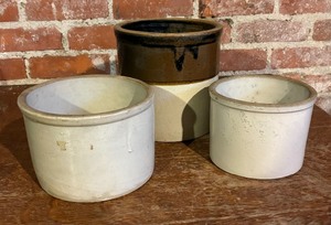 lot 266 image: Three Vintage Crocks