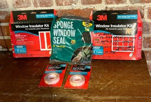 lot 277 image: New Window Insulator Kits, Mounting Tape and Sponge Window Seal