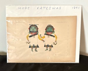 lot 323 image: Hopi Kachina Koroctu Unframed Print