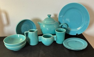lot 354 image: Dinnerware by Fiesta, Franciscan, GMB and More