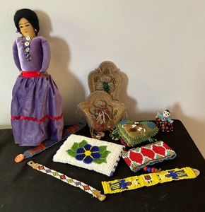 lot 380 image: Beaded Bracelets, Wallet, Decor and More
