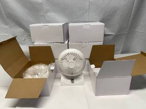 Lot of 8 NEW In Box Battery Operated Compact Desk Fans