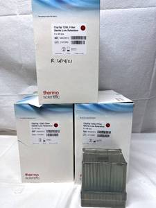 MSRP $600  Lot of 3 Boxes NEW Thermo Scientific 94420813 ClipTip 1250 Sterile Low Retention Filters Expiration 2026