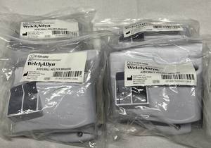 MSRP $250  Lot of 4 NEW Hillrom Welch Allyn SureTemp 901000 Accessory Wall Holders