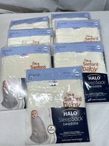 Lot of 7 NEW Halo SleepSack 3-Way Baby Sleep Swaddles