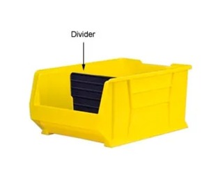 MSRP $450 Lot Of 30 (2 in each package)&nbspAKRO-MILS 41284 Widthwise Dividers for 30284 Super Size AkroBin, Black