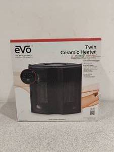 NEW EVO TWIN CERAMIC HEATER WITH HEAT LOGIC TECHNOLOGY