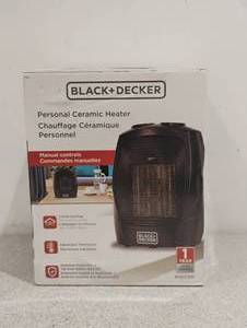 NEW BLACK AND DECKER PERSONAL CERAMIC HEATER