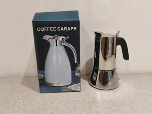NEW PARACITY THERMAL COFFE CARAFE & BIALETTI NEW VENUS COFFEE MAKER