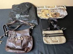lot 89 image: Assorted Handbags including Calvin Klein and Makowsky