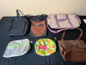 lot 93 image: Collection of 6 Womens Handbags and Purses