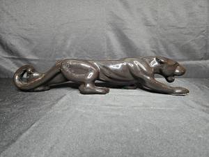 lot 207 image: Vintage Black Panther Figurine
