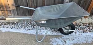 lot 4 image: Used Trallfa Wheelbarrow with Steel Frame