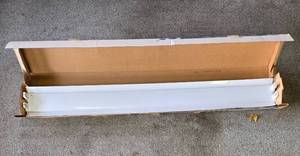 lot 313 image: Menards 2-Light 48 Fluorescent Shop Light - Fully Assembled