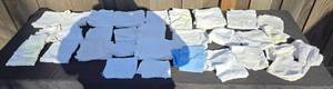 lot 323 image: Lot of 30 Assorted Cleaning Cloths - Variety of Sizes and Textures