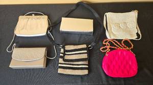 lot 367 image: Collection of 6 Stylish Handbags and Clutches