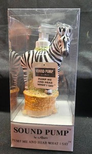 lot 264 image: Sound Pump Zebra Decor with Sound Feature by Allure