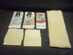 lot 287 image: Collection of Kitchen Towels Including Disney and Holiday Designs