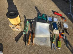 lot 198 image: Lot of Various Gardening and Hand Tools with Accessories