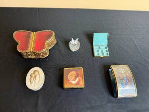 lot 125 image: Collection of Assorted Decorative Boxes and Figurines