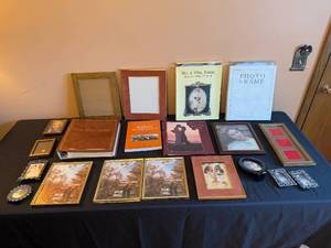lot 352 image: Collection of Picture Frames and Photo Albums including Vintage and Contemporary Styles