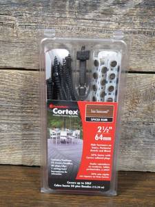 lot 92 image: FastenMaster Collated Cortex Hidden Fastening System for Trex Transcend Decking - 2-12 in. screws and plugs in Spiced Rum (50 LF)